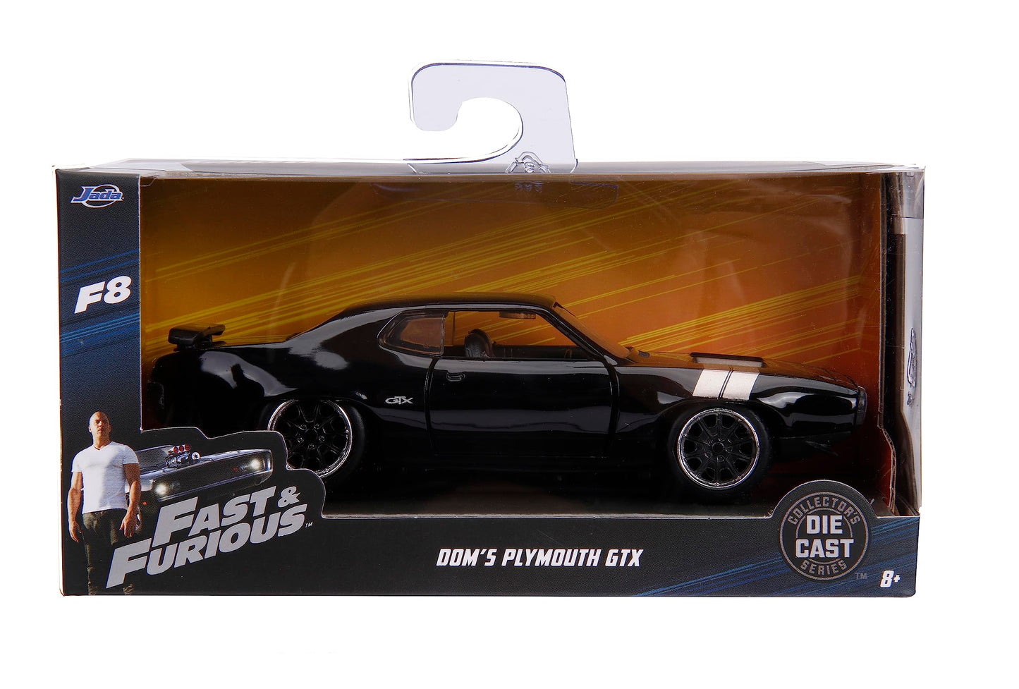 Doms Plymouth GTX Fast & Furious F8 The Fate of the Furious Movie 1/32 Diecast Model Car by Jada