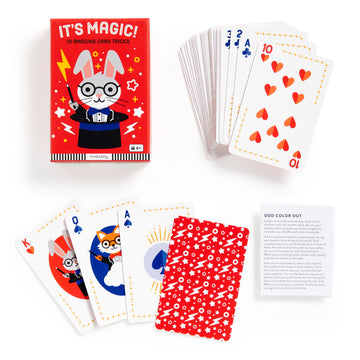 Mudpuppy It'S Magic! - Animal Version Of Classic Kids Card Tricks Card Game With Cute Illustrations Of Animals For Children Ages