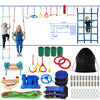 2X55Ft Ninja Warrior Obstacle Course For Kids With 13 Obstacle Course Accessories-Swings, Monkey Bars, Arm Trainers And More, Su