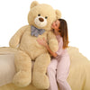 Maogolan Giant Teddy Bear Plush, Life Size Large Teddy Bear Stuffed Animal 5 Feet,Soft And Fluffy Big Teddy Bear Gift For Baby Shower,Christmas,Valentines