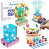 Poraxy 4 In 1 Stem Kits For Kids Ages 5-7 8-10 8-12,3D Wooden Puzzles, Science Project Model Craft Building Engineering Kit,Stem Toys For Ages 8-13,Birthday Gifts For Girls 6 7 8 9 10 11 12 Year Old