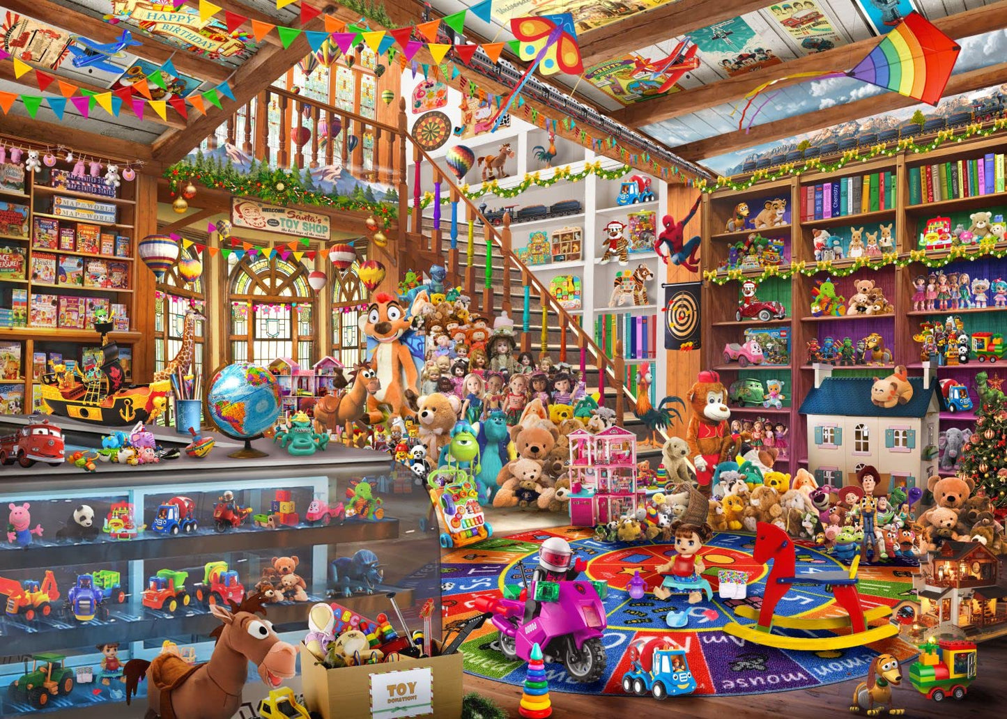 Brain Tree - Toy Shopping 1000 Piece Puzzle For Adults - Unique Puzzles For Adults 1000 Pieces And Up With Droplet Technology Fo