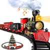 Baingesk Train Set, Electric Train Toy For Boys & Girls, Model Christmas Train Set For Under The Tree, Railway Kit With Sounds,