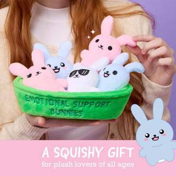 What Do You Meme? Emotional Support Bunnies By Relatable, Cuddly Stuffed Animals And Toys, Squishy Toys And Plushies, Great Idea