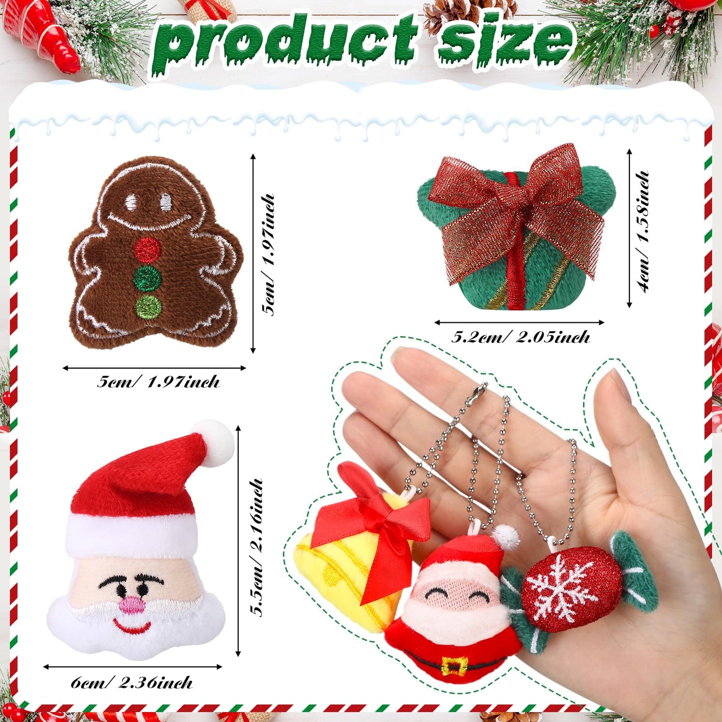 Skylety 50 Pcs Mini Stuffed Animals Bulk Cute Safari Jungle Small Plush Animals Toy Set Tiny Plush Keychain Decoration For Easte