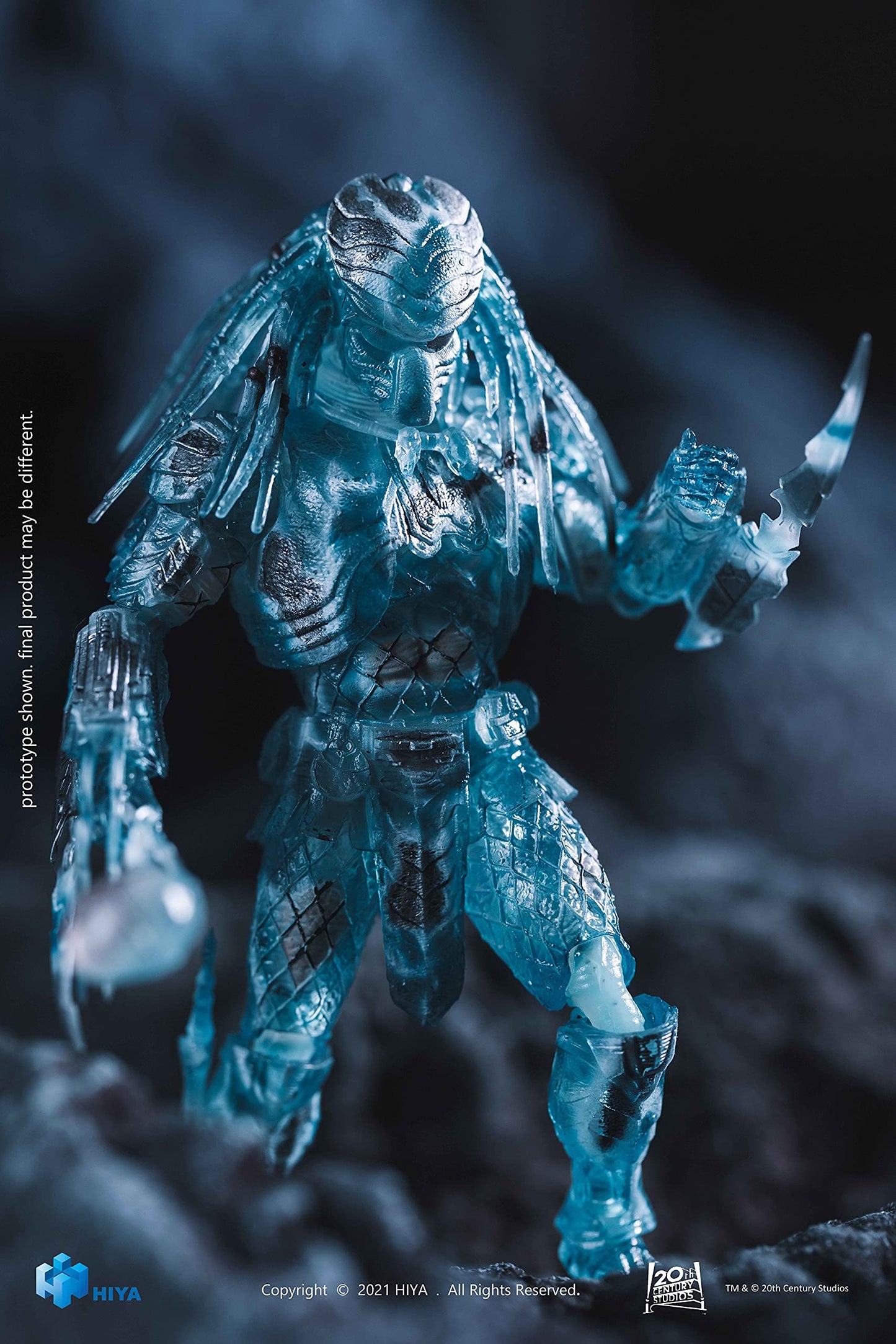 Hiya Toys Alien Vs. Predator: Camouflage Chopper Predator 1:18 Scale Figure, Multicolor