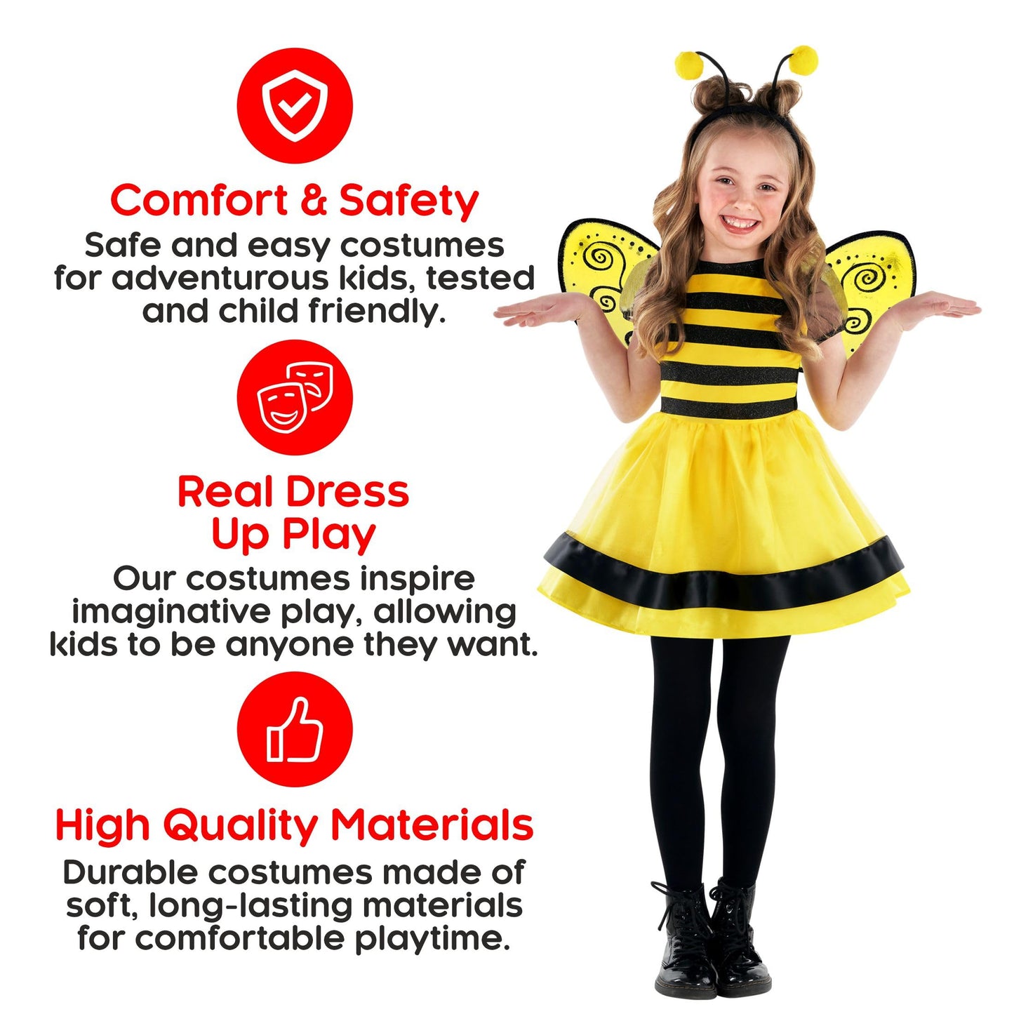 Morph Bee Costume Girls Bee Costume Kids Girls bee Costume Kids Bee Costume Toddler Bee Costume Baby Girl Halloween Costumes For