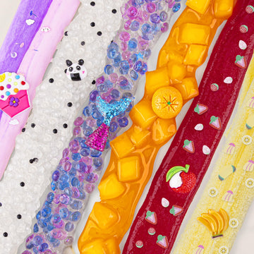 Slime Variety Pack Different Textures, 8 Pack Slime Kit For Kids, Includes Butter Slime, Rainbow Cloud Slime, Clear Bead Slime &