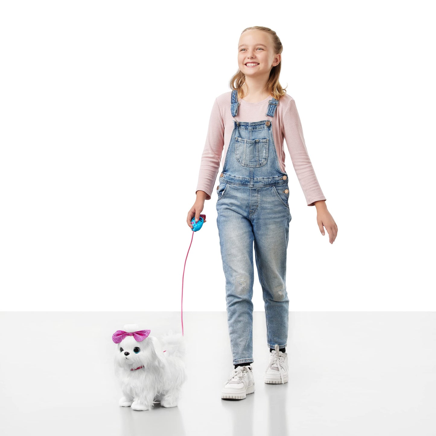 Pets Alive Lil' Paw The Walking Puppy By Zuru Interactive Dog That Walk, Waggle, And Barks, Interactive Plush Pet, Electronic Leash, Soft Toy For Kids And Girls