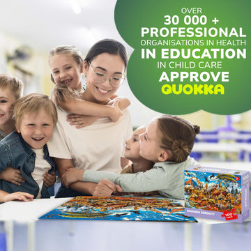 Quokka 100 Piece Puzzles For Kids Ages 4-6 – Floor Kids Puzzles Ages 6-8 Year Old – Toy For Learning Africa Animals For 8-10 Yo – Jigsaw Toddler Game For Boy And Girl Ages 3-5