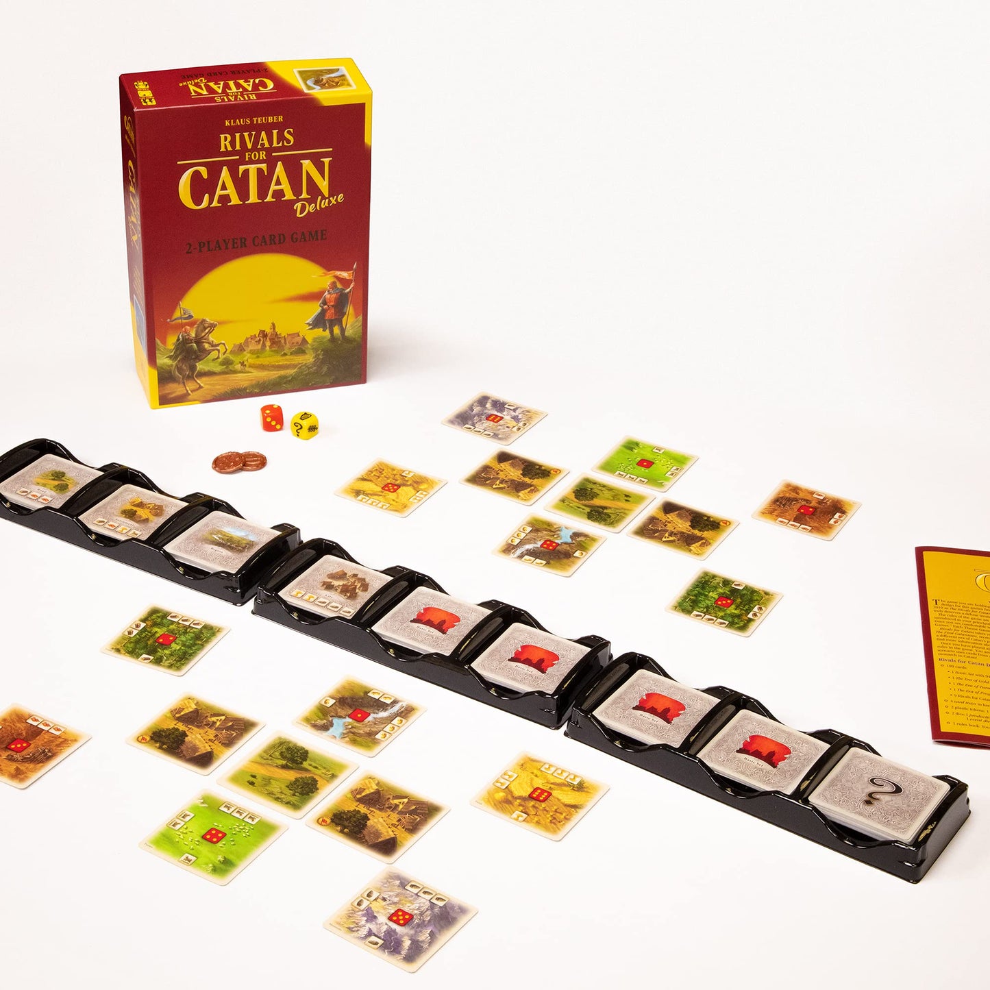 Rivals For Catan Card Game Deluxe Edition | Civilization Building Strategy Game | Family Game For Adults And Kids | Ages 10+ | 2