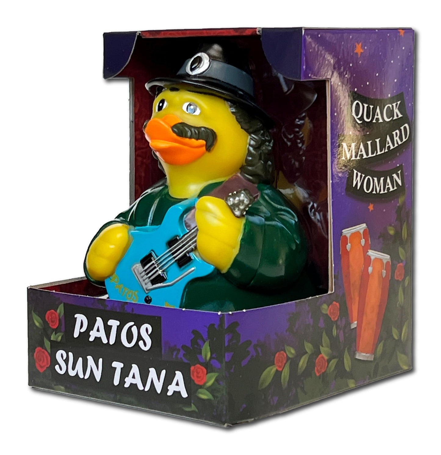 Celebriducks - Patos Sun Tana - Floating Rubber Ducks - Collectible Bath Toy Gift For Kids & Adults Of All Ages