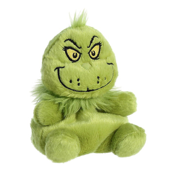 Aurora® Whimsical Dr. Seuss™ Palm Pals™ Grinch Stuffed Animal - Magical Storytelling - Officially Licensed - Green 5 Inches