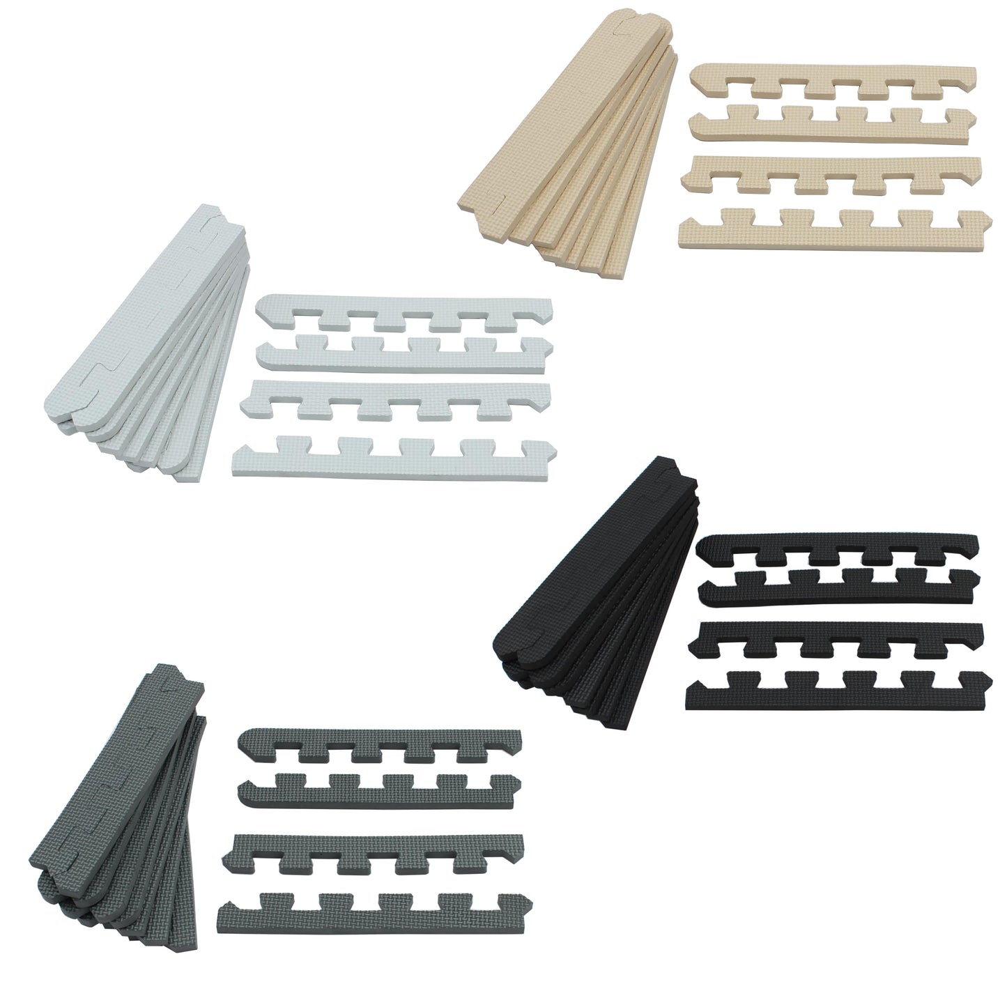 Mqiaoham 18Pieces Long Edges (For 18/20 Pieces Puzzle Play Mats)