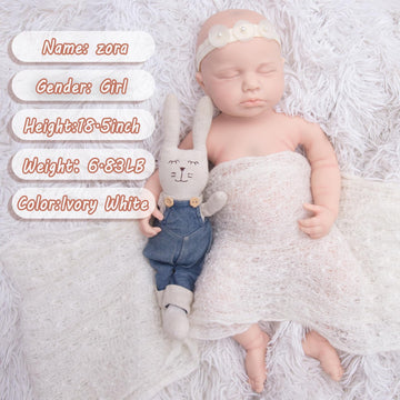 Yaluoqian Silicone Reborn Baby Doll Full Silicone Baby Doll Realistic 1:1 Reduction Lifelike Reborn Baby Dolls Silicone Full Bod