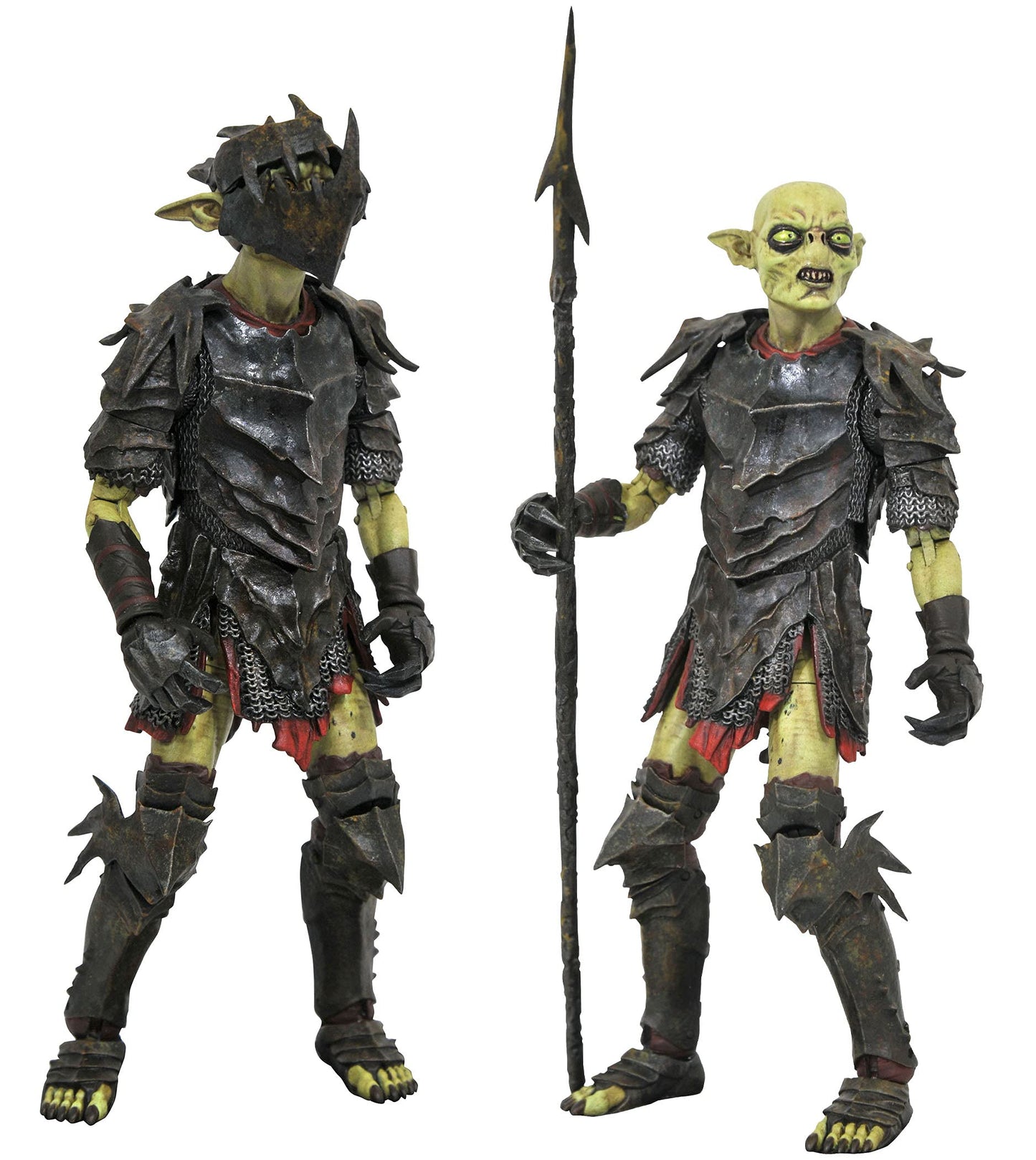 DIAMOND SELECT TOYS Aragorn The Lord of The Rings: Orc Action Figure Multicolor 7 Inches Tall