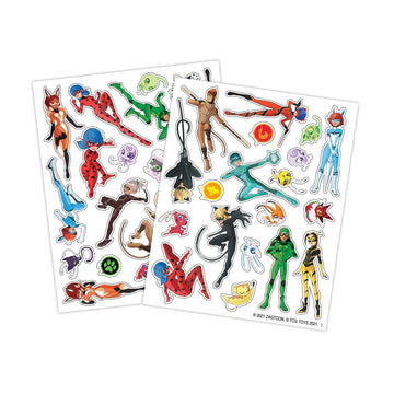 Miraculous Ladybug - Magnetic Creations Tin - Dress Up Play Set - Includes 2 Sheets Of Mix & Match Dress Up Magnets With Storage Tin. Great Birthday Gift For Kids And Toddlers!
