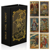 Egcuq 78 Tarot Cards With Guide Book,Rider Waite Tarot Deck,Gold Foil Tarot Cards Deck For Beginners Waterproof And Durable