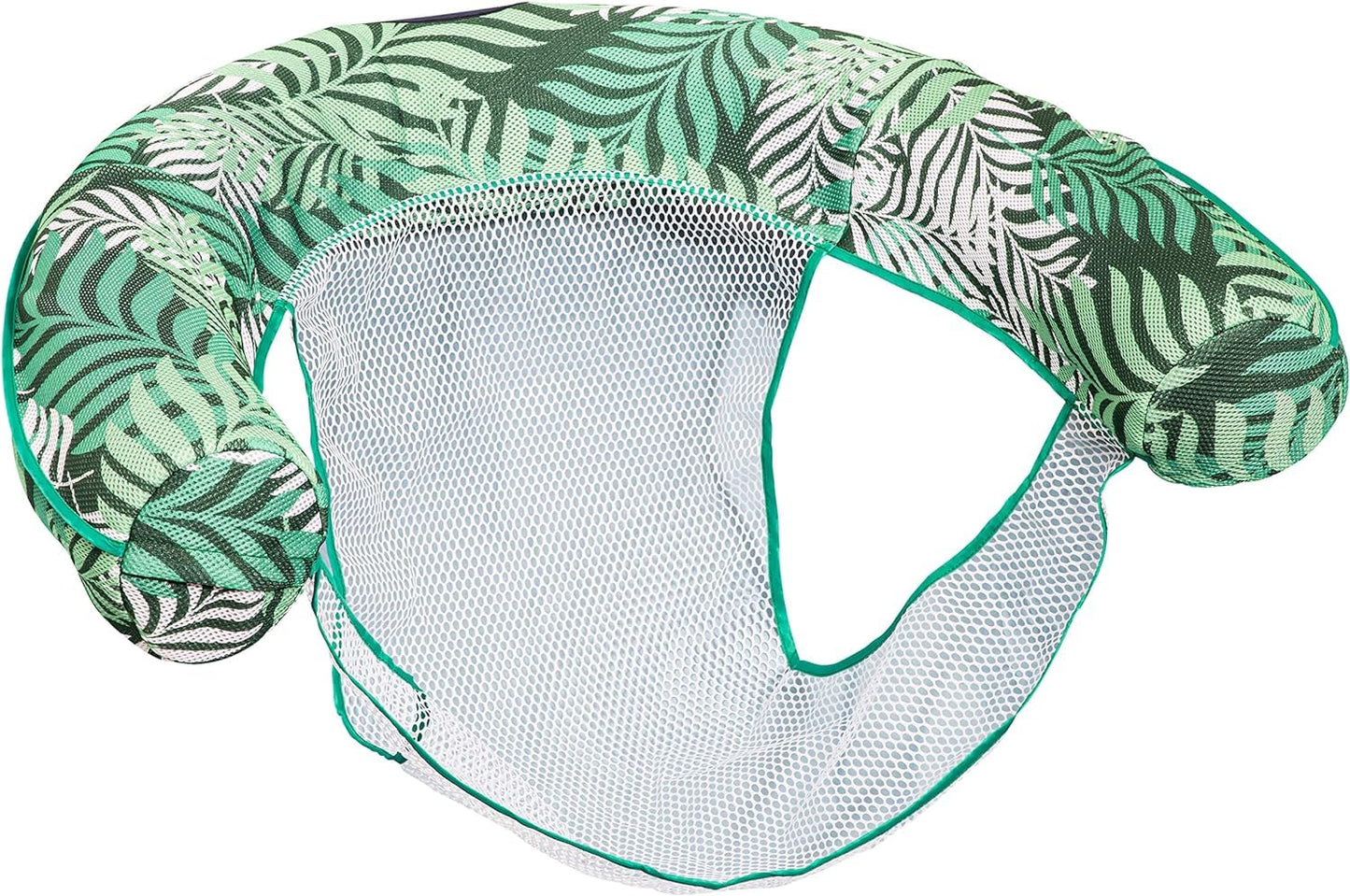 Aqua Supreme Oversized Inflatable Pool Noodle Chair – Soft Mesh Sling-Floating Chair Noodle Float – Teal Fern