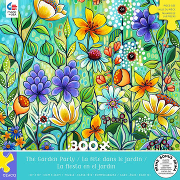 Ceaco - The Garden Party - 300 Oversized Piece Jigsaw Puzzle
