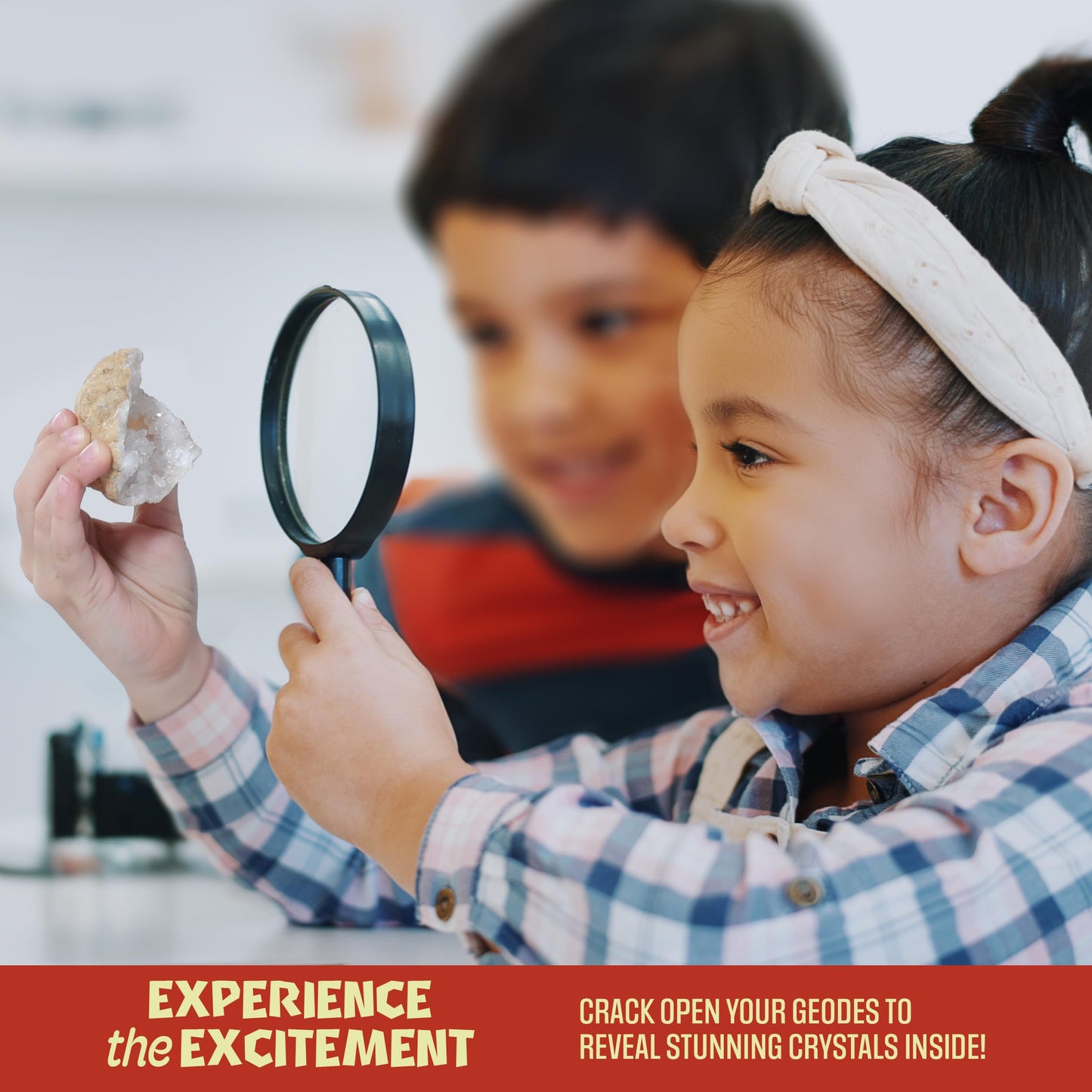 Break Your Own Geodes - Hollow White Moroccan 1' - 2.5' Large, Medium, Small Geode For Kids - Science Kits For Kid Ages 8-12, 8-10, 12-14 Age - Discovery Toys Gifts