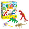 Creativity For Kids Create With Clay Dinosaurs: Craft 3 Dinosaur Toys For Kids Activities, Sensory Craft Kit For Kids Ages 5-8+, Dinosaur Gifts & Kids Toy