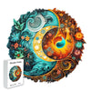 WETUFIN - Wooden Jigsaw Puzzles for Adults, Yin Yang Style Wooden Jigsaw Puzzles for Adults Large Size Puzzles Unique Shape Puzz