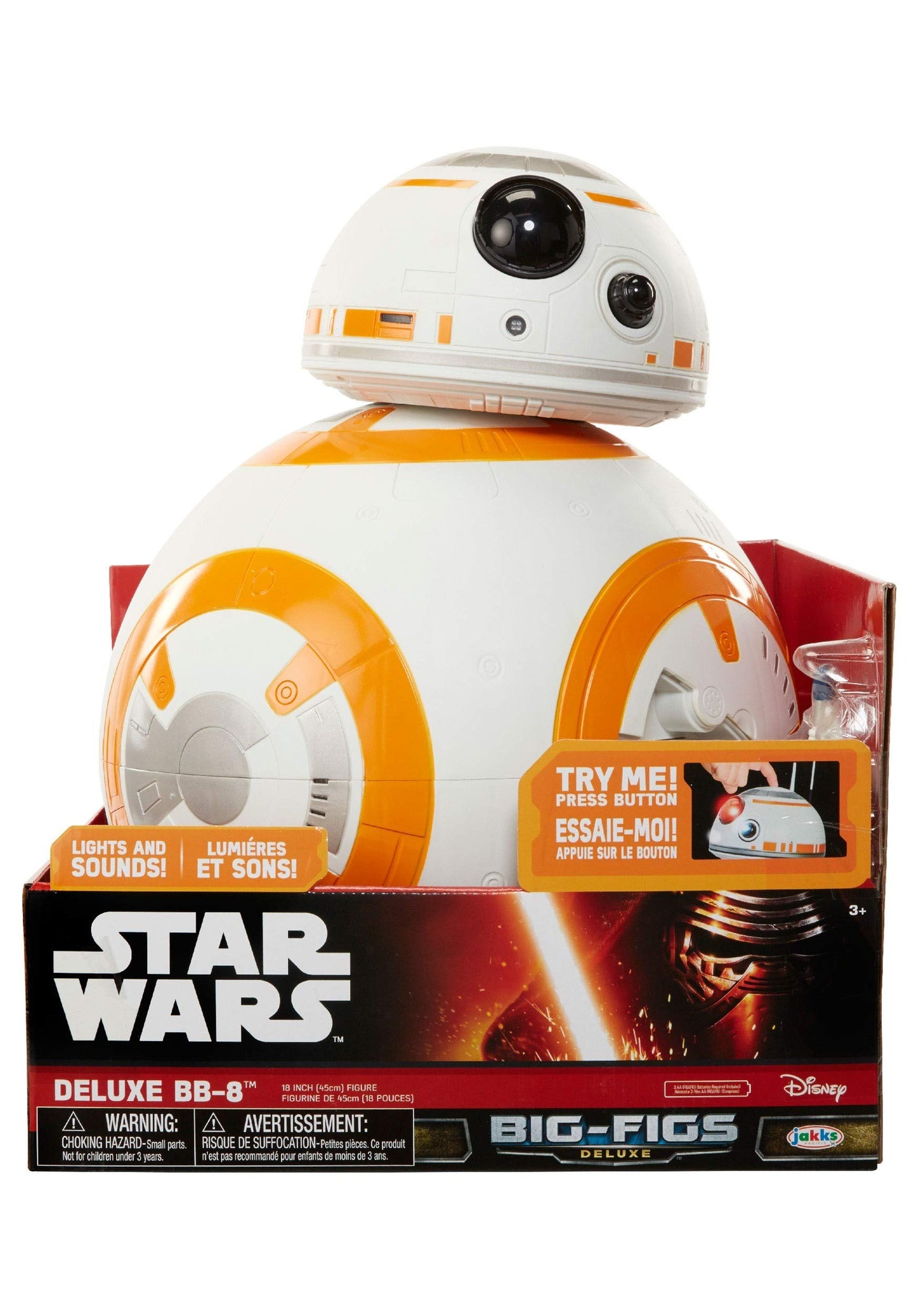 STAR WARS BIG FIGS Episode VII Massive 18 BB-8 Deluxe Feature Action Figure