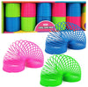 The Dreidel Company Neon Plastic Multicolor Coil Spring, Goody Bag Fillers, Party Favor For Kids, 3'' Inches (80Mm) (10-Pack)