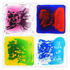Longking 12 X 12 4-Pack Sensory Floor Tiles For Activity Play Centers For Children, Liquid Tiles, Autism Sensory Poducts
