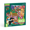Mudpuppy Jungle & Safari - Tri Fold Magnetic Puzzles Featuring Two 20 Piece Jungle And Safari Themed Artwork