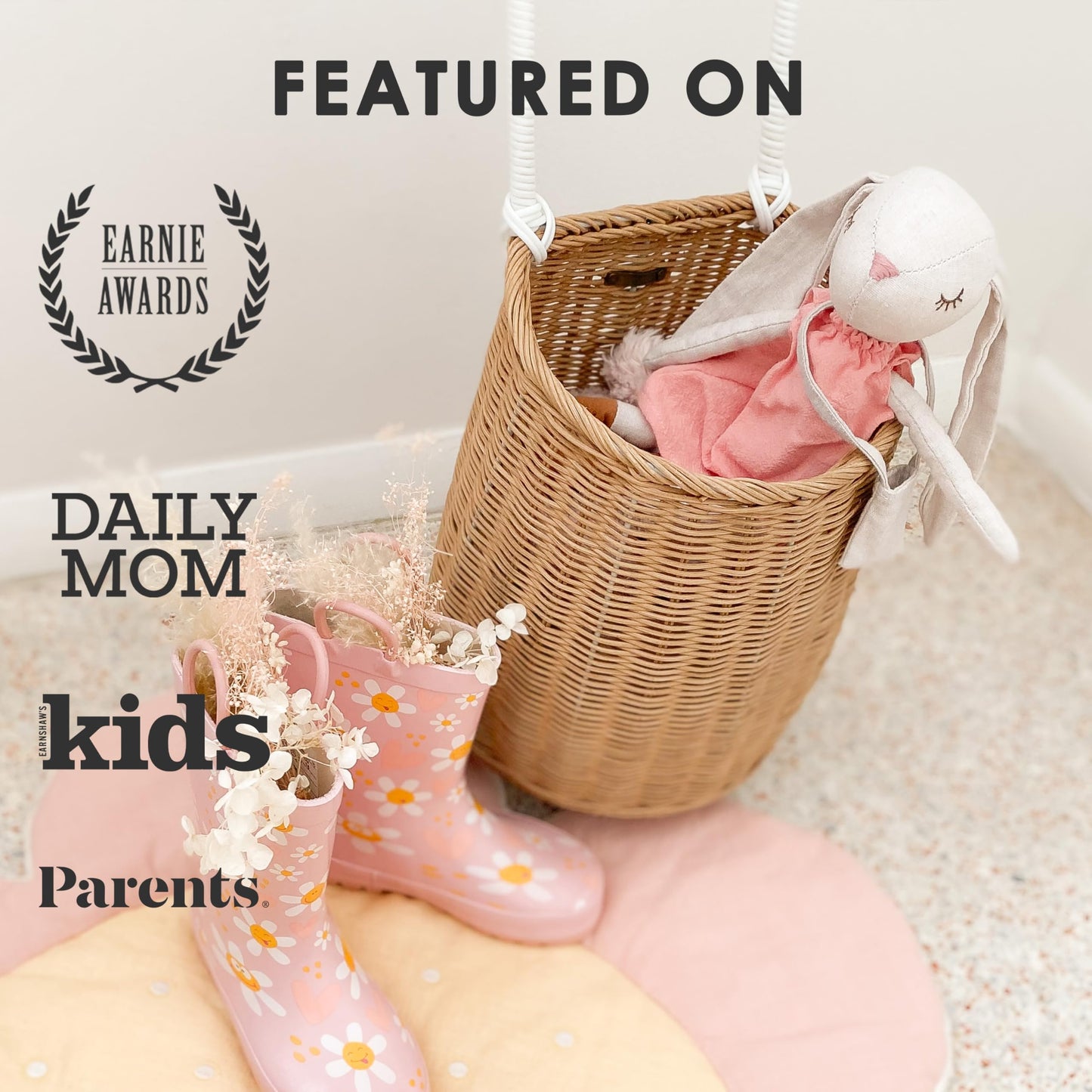 Mon Ami Hazel The Bunny Stuffed Doll - 13'', Soft & Cuddly Plush Animal Doll, Use As Toy Or Room D Cor, Great Gift For Kids Of