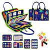 Tenfans Busy Board - Montessori Toys For 1 2 3 Years Old - Sensory Toys For Autism - Toddler Toys Gift For Boys & Girls Learning