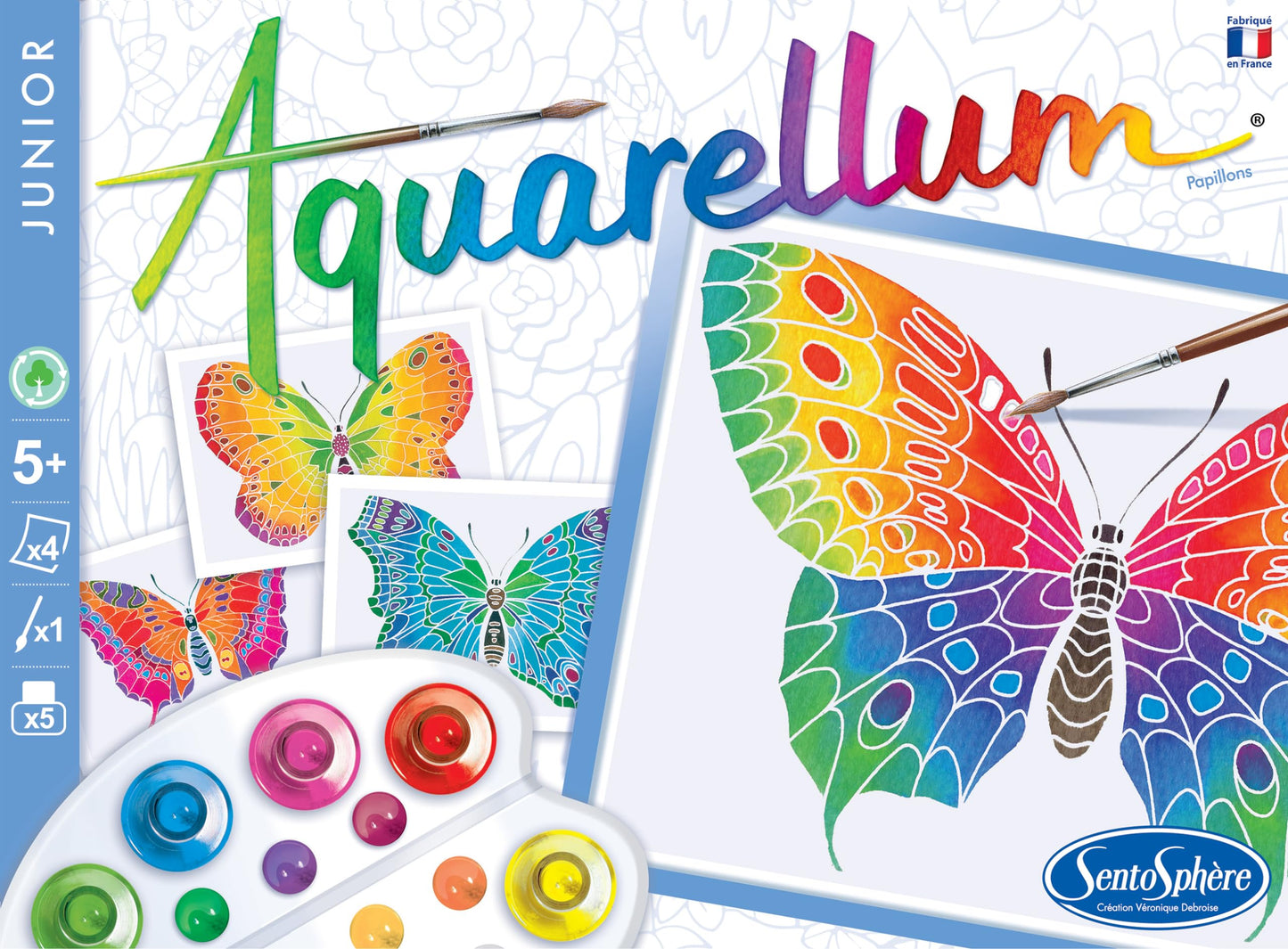 Sento Sphere SEN661A Sentosphere Aquarelle, Butterflies