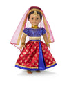 American Girl Kavi Sharma 18-inch Doll Bollywood Dance Costume, Multi, 10+ Pieces, Ages 8+, Model HMC15, Sequins, Polyester, Nylon, PU