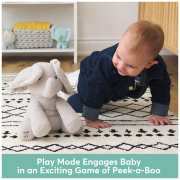 Baby Gund Animated Flappy The Elephant Plush, Singing Stuffed Animal Baby Toy For Ages 0 And Up, Gray, 12''
