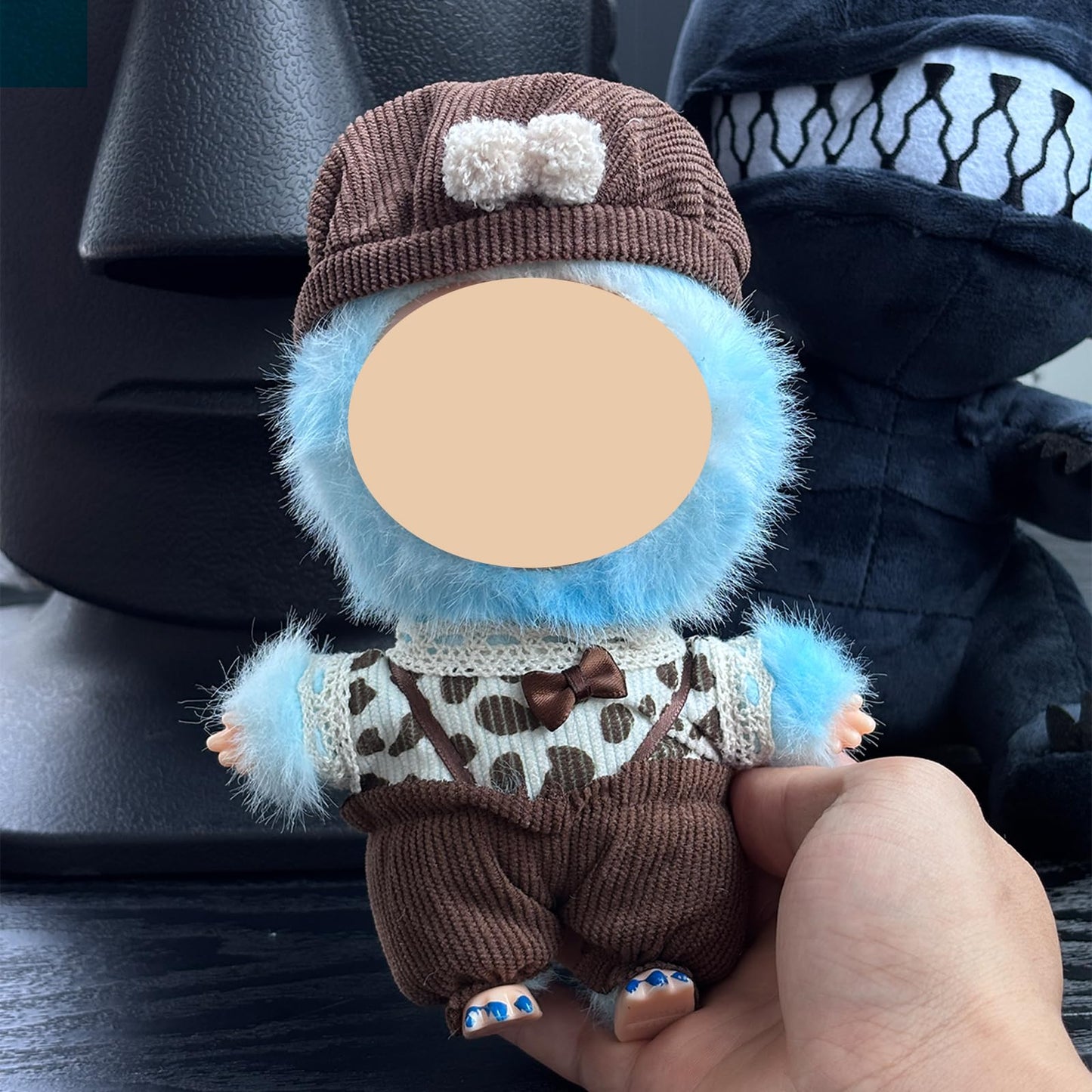 Doll Clothes - Compatible with LBB 5.91-6.7inch(15-17cm) Dolls as Accessories Only enhanced Dolls Outfit with Accessories Hand Crocheted Hat Sweaters Bag 12