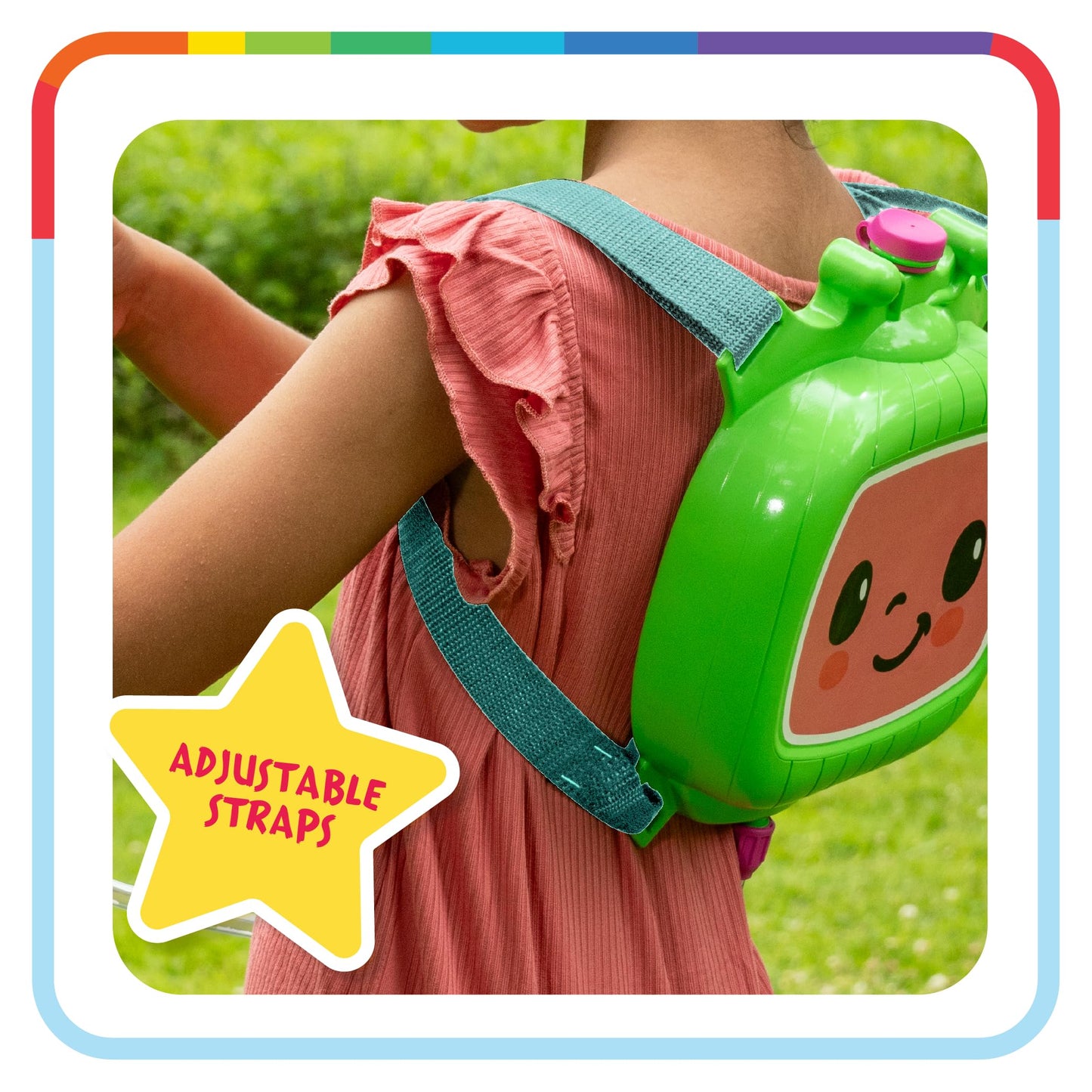 Cocomelon Water Backpack Water Toy, Outdoor Water Blaster For Kids
