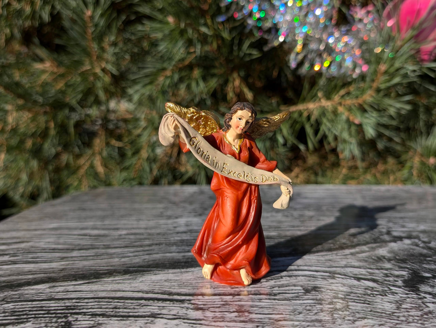 Faithful Treasure 15-Piece Complete 4' Christmas Nativity Set | Tabletop Nativity Figurines | Nativity Scene With Figures Of Baby Jesus, Angel, Holy Family, Wise Men, Peasants, And Animals