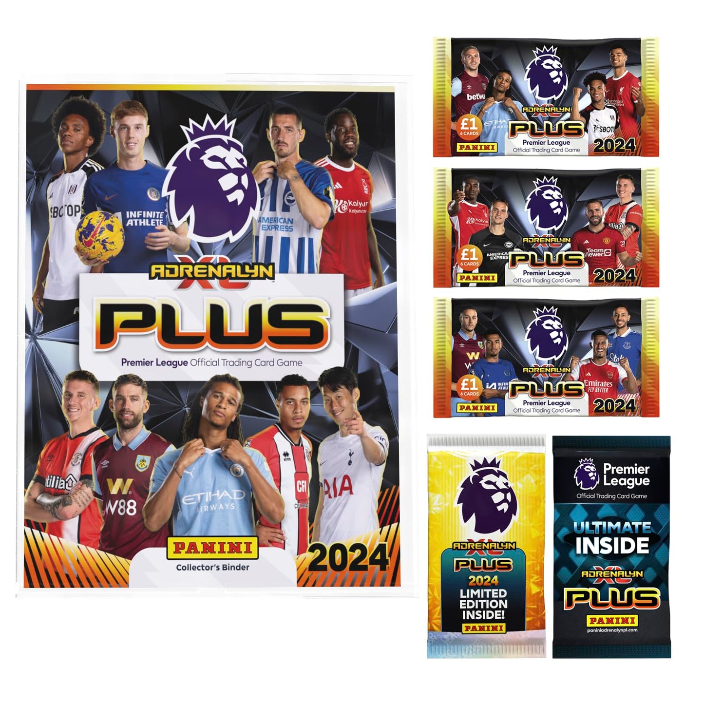 Panini Premier League 2024 Adrenalyn Xl Plus Starter Pack, Mixed