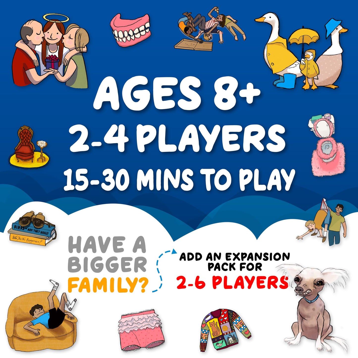 Dead Grandma: A Card Game Of Inheritance - Fun And Clever Family Game For Adults, Teens, And Kids - Strategic Party Play For 2-4