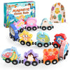 Zeoddler Toys For Toddlers, 11 Magnetic Wooden Sea Animals Train Set, Montessori Toys For Toddlers, Educational Toys For Kids, Birthday Gifts For Boys, Girls