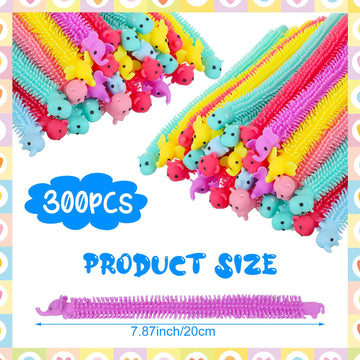 Chivao Bulk Stretchy String Fidget Toys Animal Sensory Toys Pack Worm Sensory Stress Fidget Toys For Adults Stress Anxiety Relie