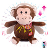 Hopearl Talking Monkey Repeats What You Say Nodding Electric Interactive Animated Toy Speaking Plush Buddy Birthday Festival For