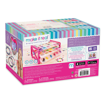 Make It Real - Ultimate Bead Studio. DIY Tween Girls Beaded Jewelry Making Kit. Arts and Crafts Kit Guides Kids to Design and Cr