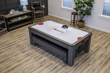 Atomic Northport 3-in-1 Dining Table with Air-Powered Hockey and Table Tennis