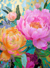 Cross & Glory 1000 Piece Jigsaw Puzzle - Golden Peony Dreams, Large, Premium Quality, Mosaic-Inspired Artwork with Gold Leaf Details