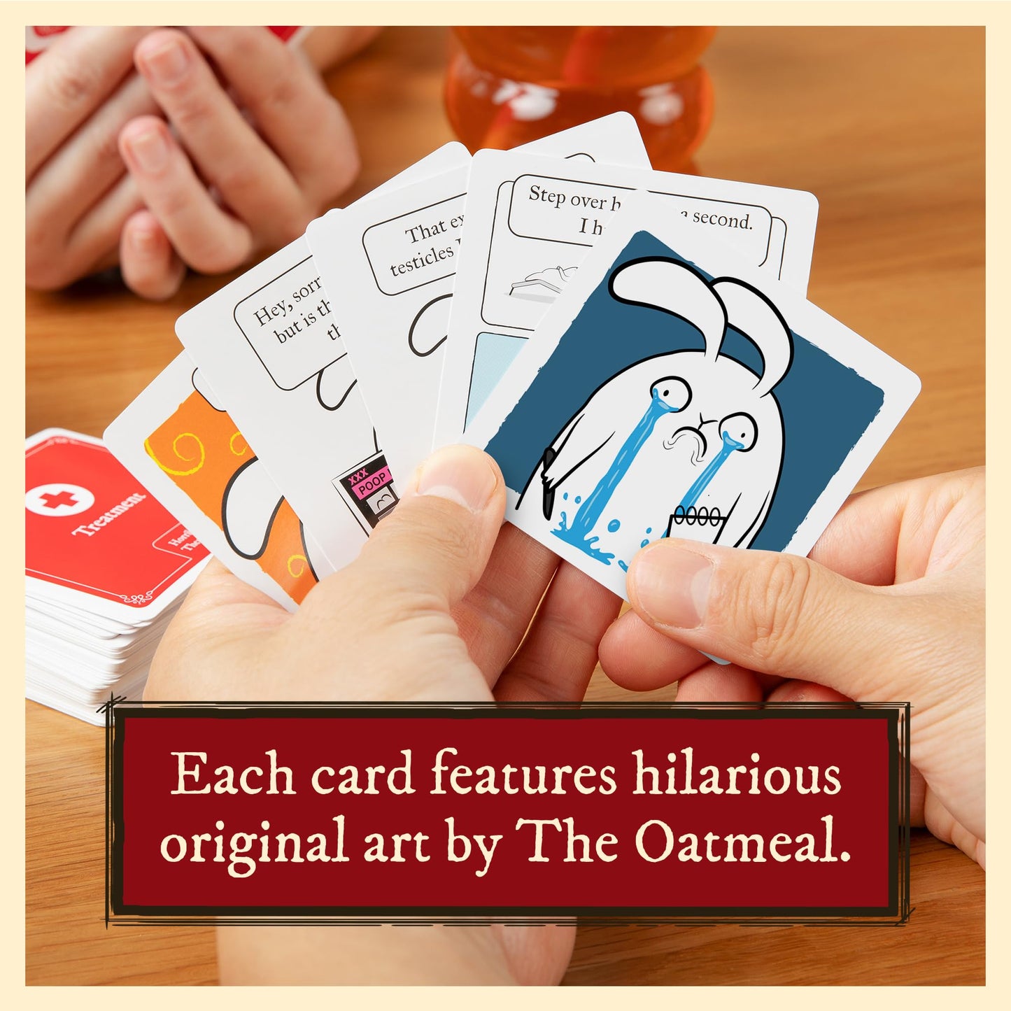 Exploding Kittens Horrible Therapist: Extra Horrible Edition 3-8 Players - Ages 17+ - 15 Minutes To Play - Comic Building Card Game - Ideal For Party, Family Game Night - White