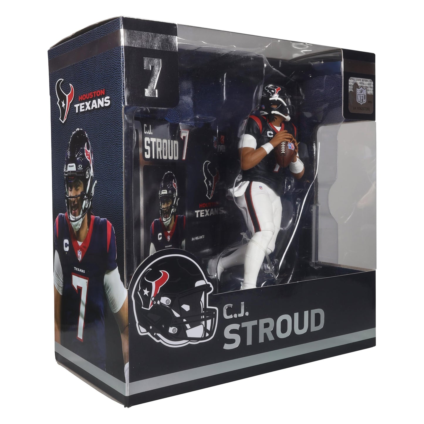 McFarlane Toys CJ Stroud NFL 7" Figure - Multicolor Plastic Collectible, Model 787926103717