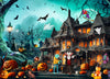 Halloween Jigsaw Puzzles For Adults 1000 Piece Puzzle For Adults 1000 Pieces Puzzle 1000 Pieces-Horror Night Watch Party